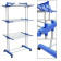 Складана сушарка для білизни Garment Rack три яруси до 50 кг AR-0136(6)