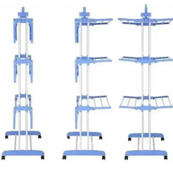 Складана сушарка для білизни Garment Rack три яруси до 50 кг AR-0136(6)-1
