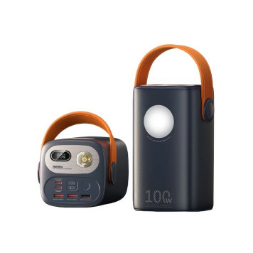 Повербанк REMAX RPP-100 60000 mAh 100W для ноутбука зі швидкою зарядкою / ліхтарем