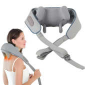 Ударний U-подібний вібромасажер , плечей та шиї Neck massager HJ-818, сірий GT-307
