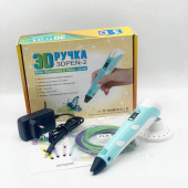 3D ручка і набором еко пластику для малювання 3DPen AR-0074 (50)