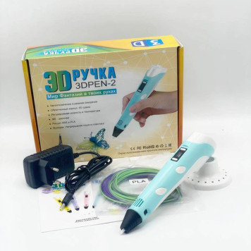 3D ручка і набором еко пластику для малювання 3DPen AR-0074 (50)