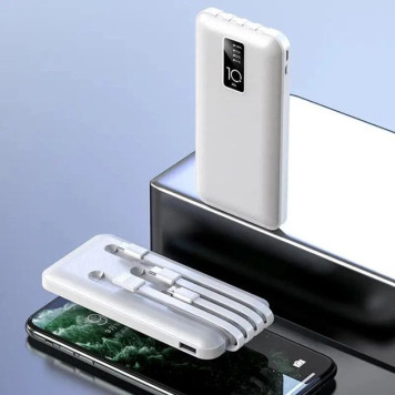  Повербанк Power Bank  10000mAh  NJ-39   Чорний/Белий  А 874 (100)-1