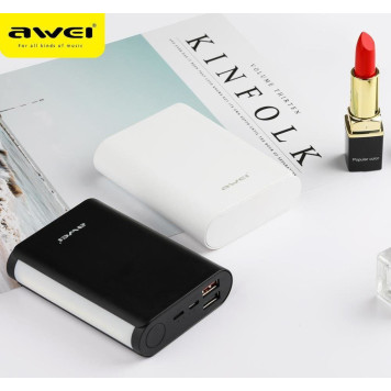  PowerBank + фонарик Awei P40K 10000mAh (80) А 843-1