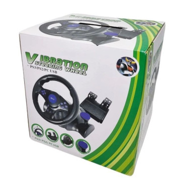 Ігровий руль з педалями та коробкою передач 3в1 Vibration Steering wheel (4шт) SG-003	