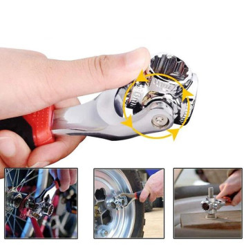 Багатофункціональний торцевий ключ 48 в 1 Universal Socket Wrench з обертаючою головкою  А 906-221-4