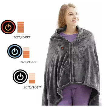 Електроплед-накидка з підігрівом від USB Heated Shawl або Wearable Electric Blanket