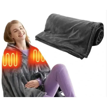 Електроплед-накидка з підігрівом від USB Heated Shawl або Wearable Electric Blanket-4