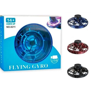 Спиннер-тарілка, летаючий з led підсвічуванням(120шт)  GT-15